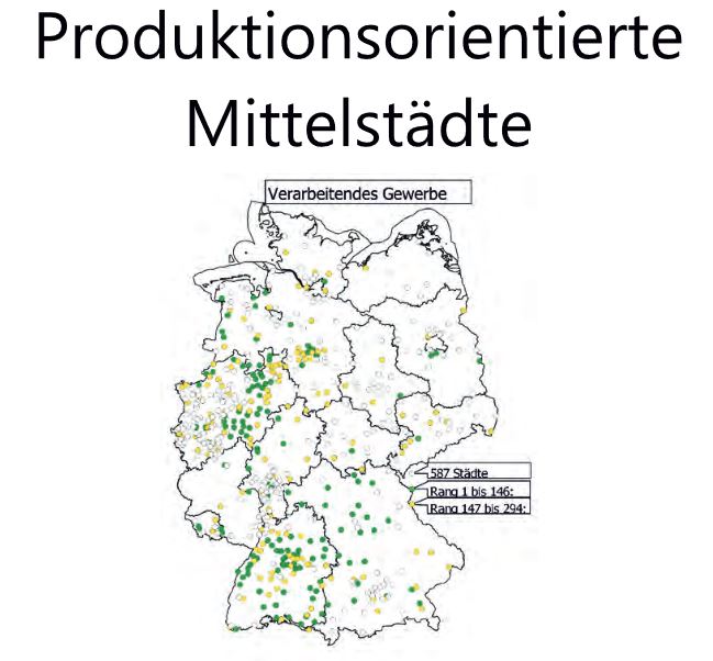 Produktionsorientierte Mittelstädte, Henner Lüttich, Standort-Kompass, Contor 2021